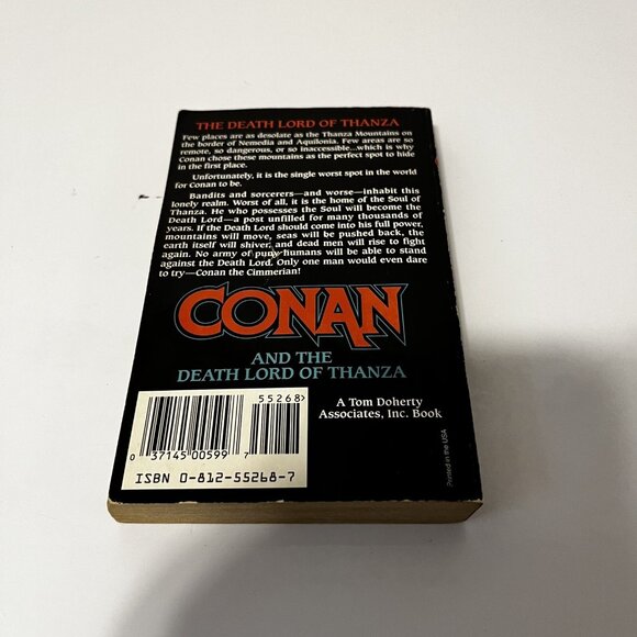 Conan And The Death Lord Of Thanza 1st Edition 1997 Roland Green TOR Books GUC - Picture 2 of 9